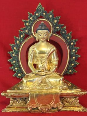 Golden Amitabha Buddha Statue