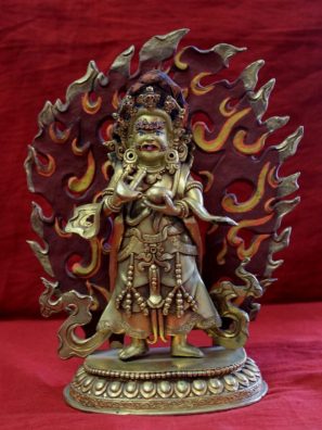 full gold Buddha statue-Mahankala Body