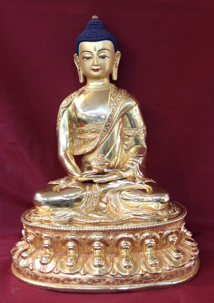 Gold Buddha Statue-Amitabh Buddha