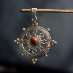 dharma wheel pendant