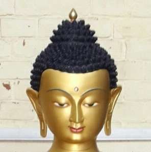 Gold Buddha - long buddha ears