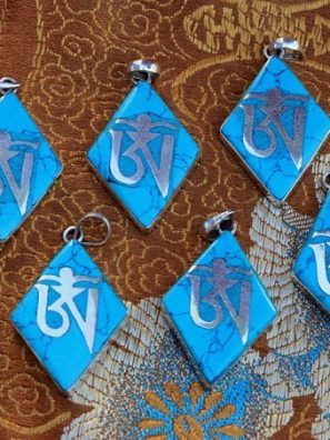 Tibetan om pendants