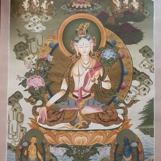 White Goddess Tara Tibetan Thangka Painting for house warming