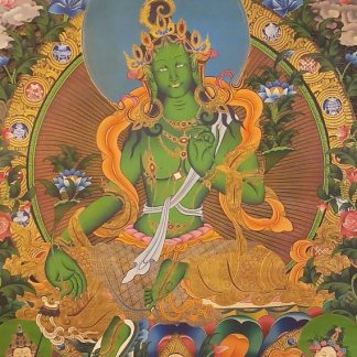 green tara thangka big size
