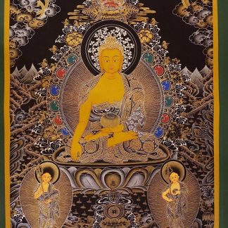 shakyamuni thangka painting