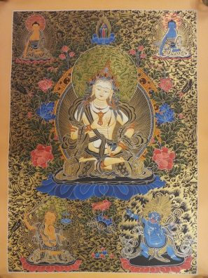 vajrasattva thangka painting