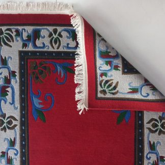 Tibetan flower mandala carpet backview