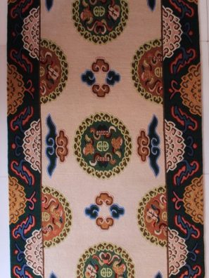Tibetan lotus carpet