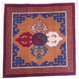 Tibetan rug Double Dorje Tibetan rug Double Dorje