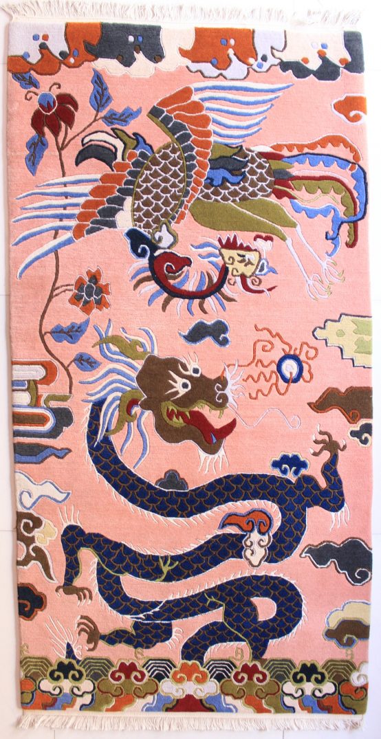 Tibetan rug dragon carpet
