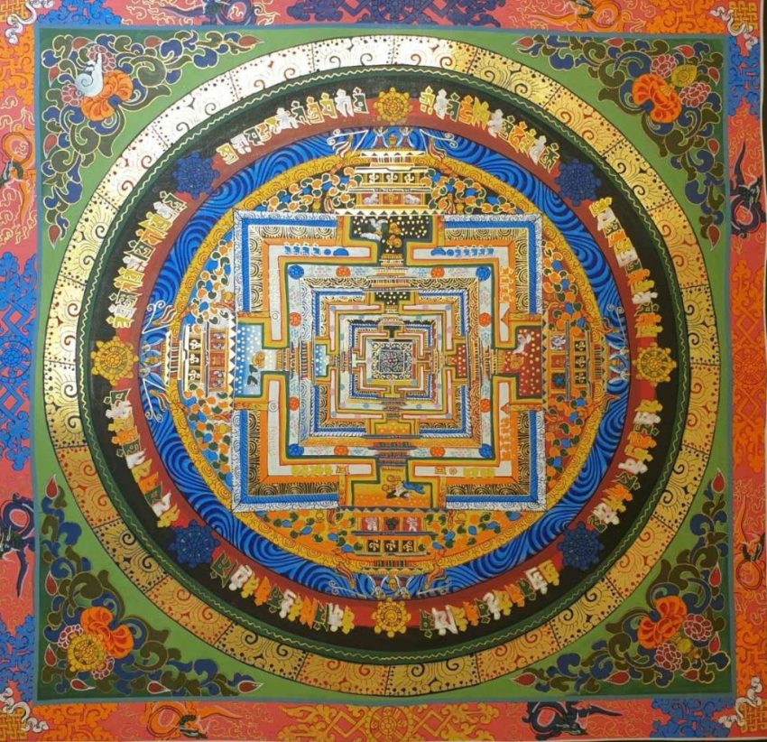 Kalachakra Buddhist Painting Buddhist Philosophy