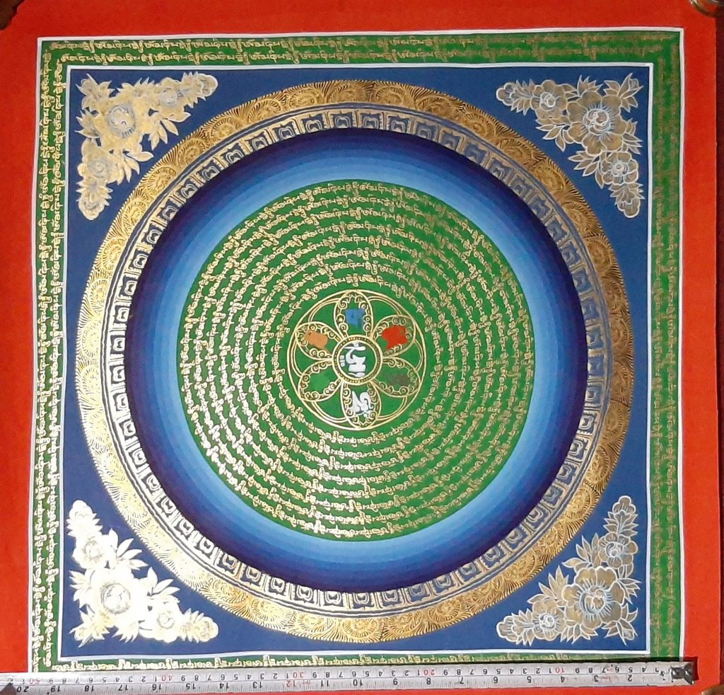 Tibetan Home Decor Mandala Thangka for father's day gift