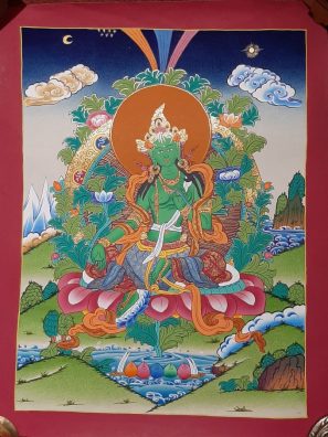 Green Tara Art Decor