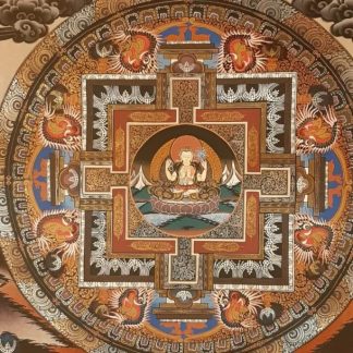 Chenrezig Mandala Wall Art Thangka Painting