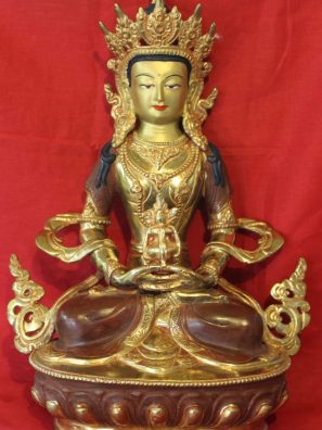 Aparmita Golden Buddha Figurine