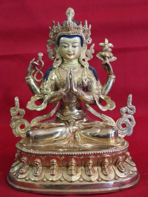 Chenrezig Golden Buddhr