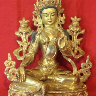 Green Tara Buddha Figurine - Buddhist Dharma Store Around Me