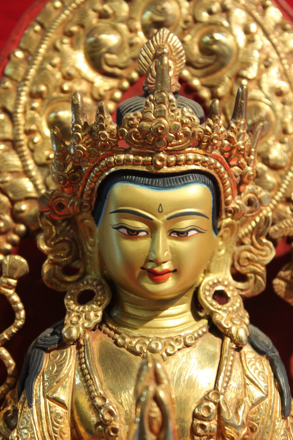 Kharchheri Golden Buddha head