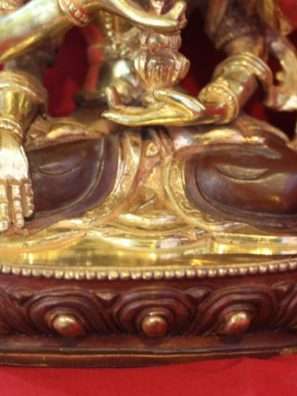 Namgyalma Golden Buddha Statue Deco