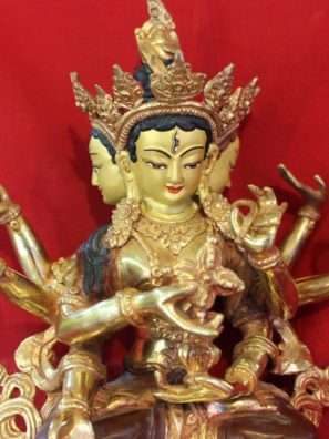 Namgyalma Golden Statue DECor