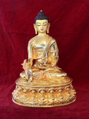 Shakyamuni buddha golden figurine