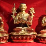 Tsongkapa Buddha Statue Set whole