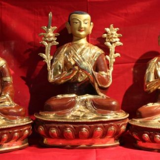 Tsongkapa Buddha Statue Set whole