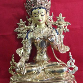 White Tara Buddha Statue presents