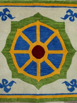 Dharma Chakra Meditation Rug