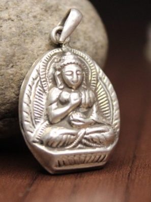 Buddha Locket Dharmachakra Mudra