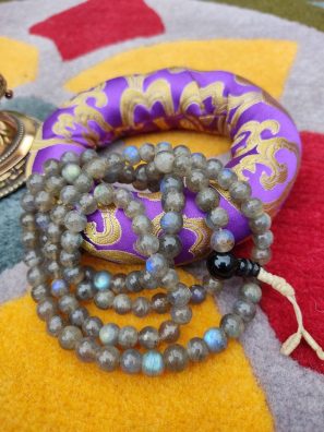 Labrodarite Stone Prayer Mala Gifts