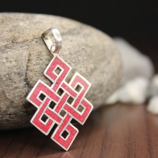 Red Love Knot Pendants and charms