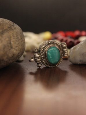Turquoise Pendant Prayer Box - Tibetan Symbolic New Year Gifts For Family and Friends