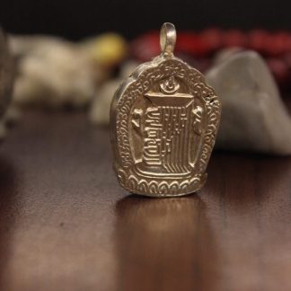 Silver Kalachakra Pendant