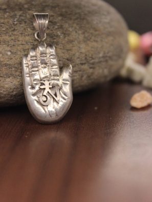 Buddha Hand With Om Pendant