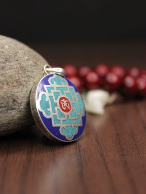 Tibetan Om Mandala Charm