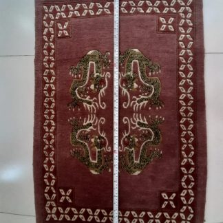 Tibetan dragon rug door mat
