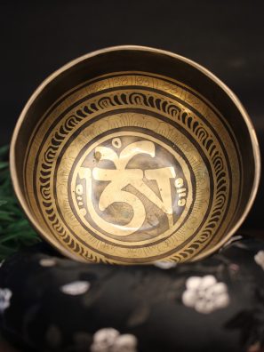 Tibetan Om Meditational Bowl