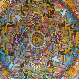 Gautam-Buddha-Story-Mandala Painting