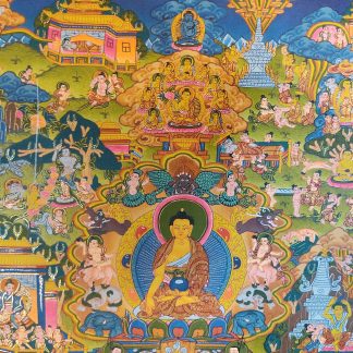 Life of Buddha Story Thangka 6