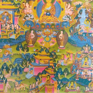 Life of Buddha Story Thangka 7