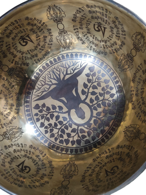 Meditating Buddha Singing Bowl