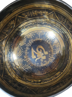Tibetan Singing Bowl Om